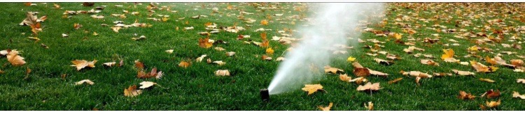 lawn sprinkler system winterization and blow-out